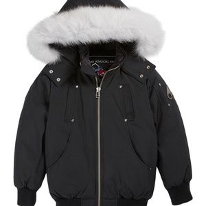 Boys size 10 Moose Knuckles bomber jacket